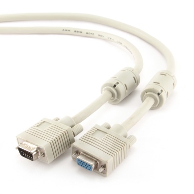 Imagine Cablu prelungitor VGA 15T-15M ecranat 5M, Gembird CC-PPVGAX-5M